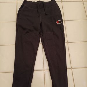 BNWOT Black Champion Sweatpants with Embroidered Logo